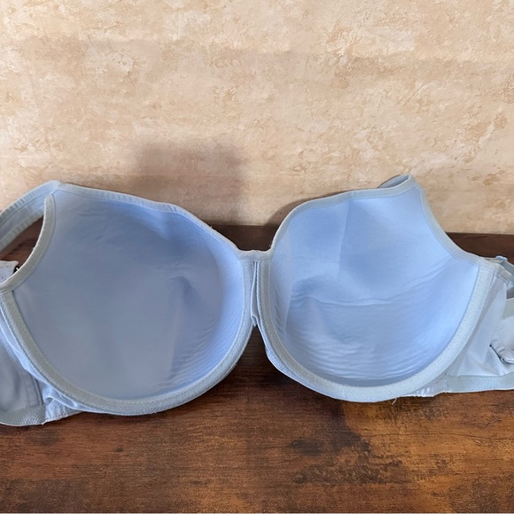 Cacique Underwire Light Blue Bra 44DD - Picture 5 of 9